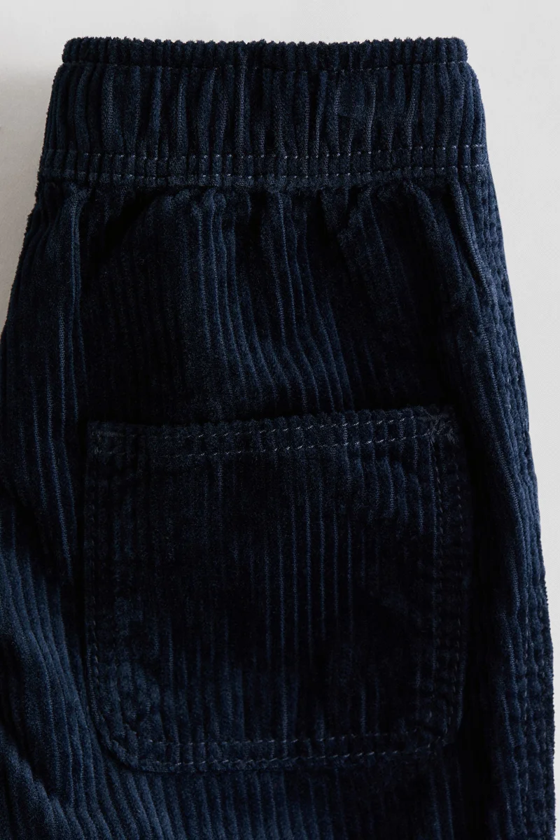 H&M Cotton corduroy joggers