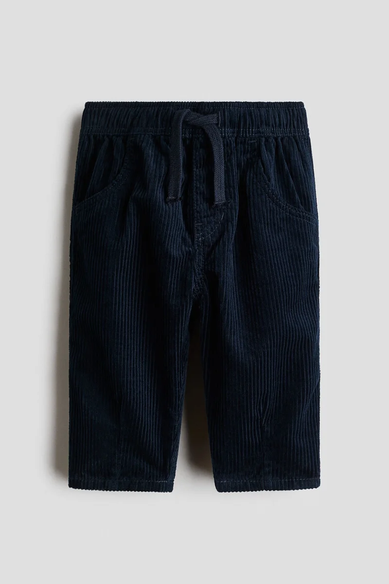 H&M Cotton corduroy joggers