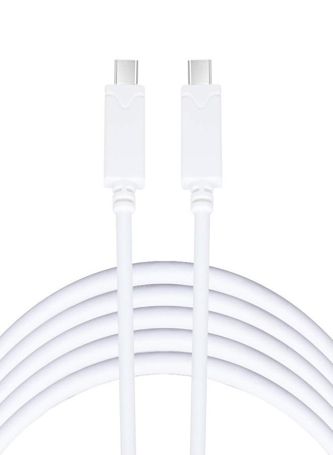 Vebner كابل USB C إلى USB C بطول 20 قدم - USB Type C طويل جداً - متوافق مع سامسونج، آيباد برو، أجهزة أندرويد، ربط الكاميرا والمزيد (أبيض) - Image 1