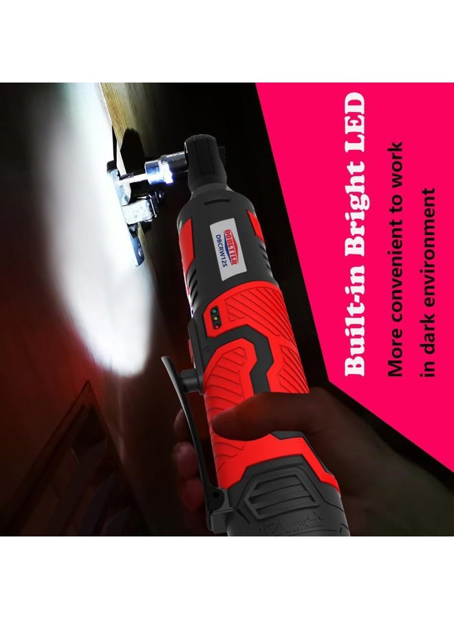 Dobetter Cordless Ratchet Wrench 3/8 Electric Ratchet Wrench, 55 N·m Power Ratchet Tool with 2 Ah Lithium Batteries and Quick Charger -DBCRW12S - Image 5