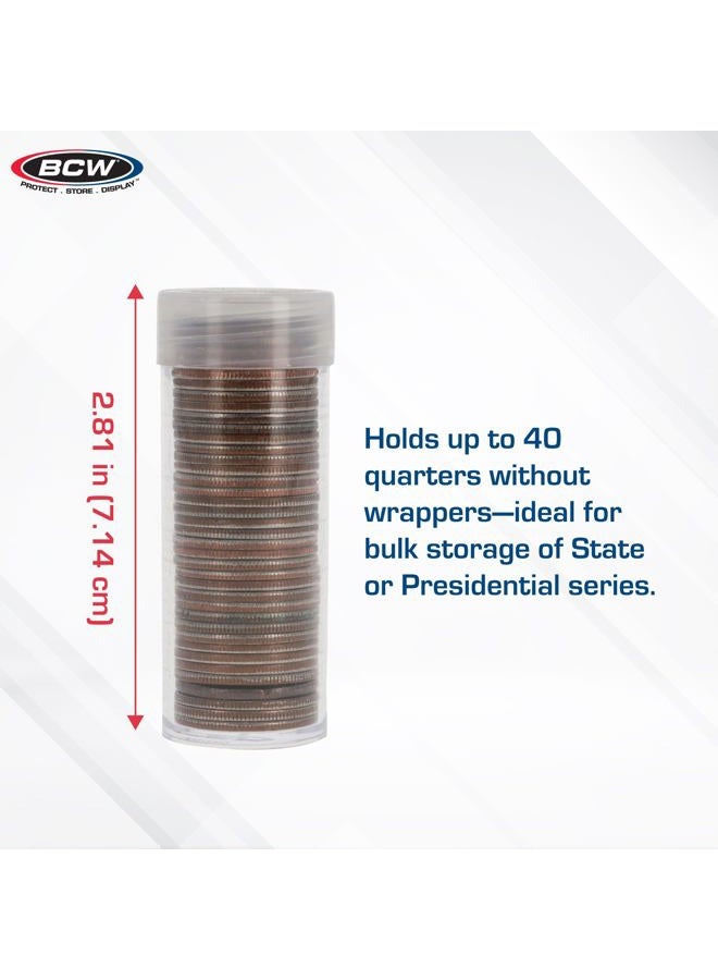 BCW 1-T-QTR New Coin Tubes - Quarter - Image 3