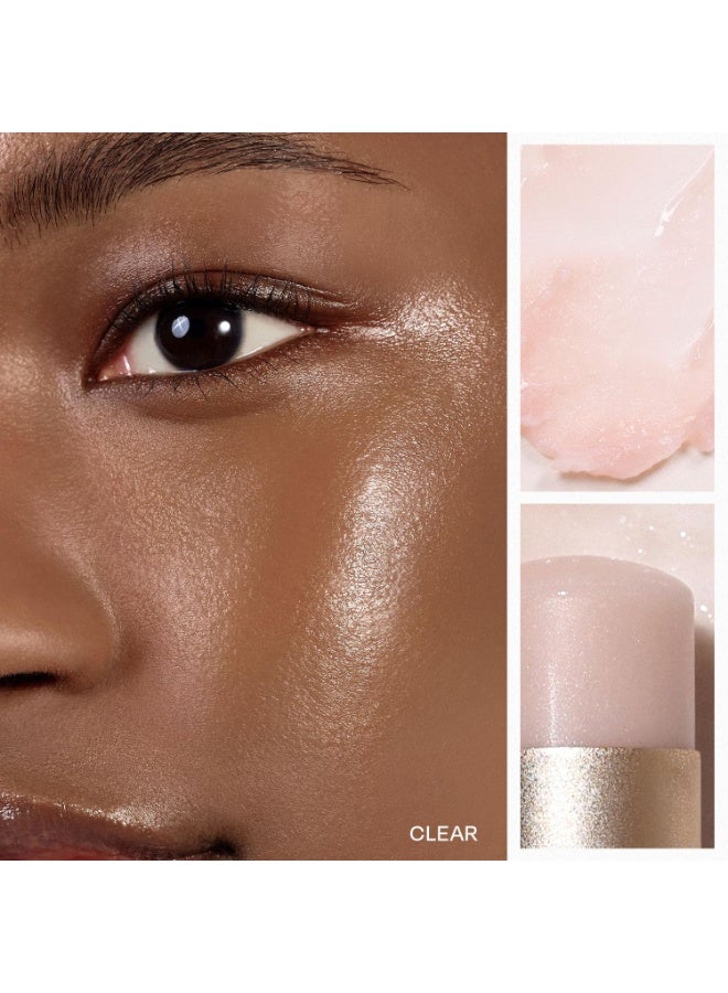 hince True Dimension Radiance Balm, 10g (Clear) - Natural Shimmer Face Highlighter with Transparent Tones to Brighten Skin. Ultra - Slim Texture, a Multi - use Makeup Stick for Blush and Eyeshadow - Image 2
