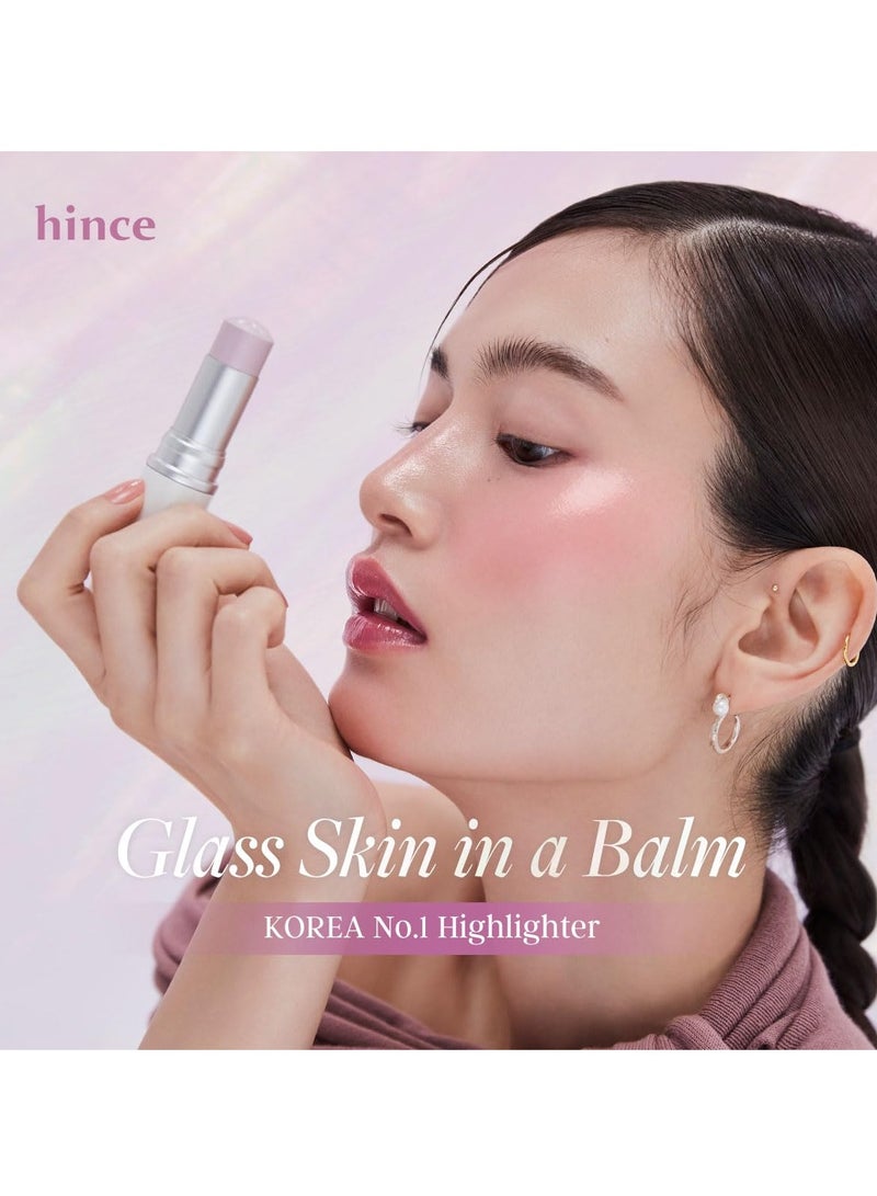 hince True Dimension Radiance Balm, 10g (Clear) - Natural Shimmer Face Highlighter with Transparent Tones to Brighten Skin. Ultra - Slim Texture, a Multi - use Makeup Stick for Blush and Eyeshadow - Image 4
