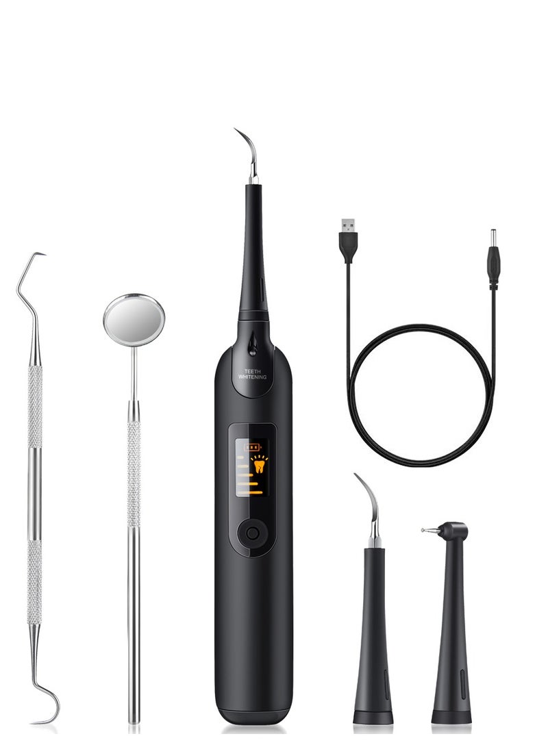 general Portable Water Flosser Oral Irrigator Set,Electric Plaque Remover for Teeth, Ultrasonic LED Display Teeth Cleaning Kit Safe for Both Adult Kids - Image 3