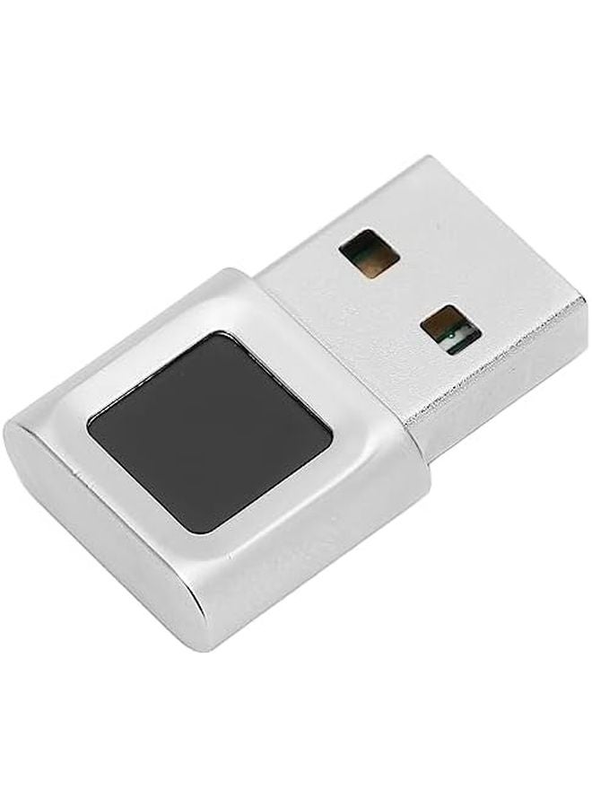 Pssopp Zinc Alloy Mini USB Fingerprint Reader 360 Degree Touch Scanner Fast Matching Login - Image 1