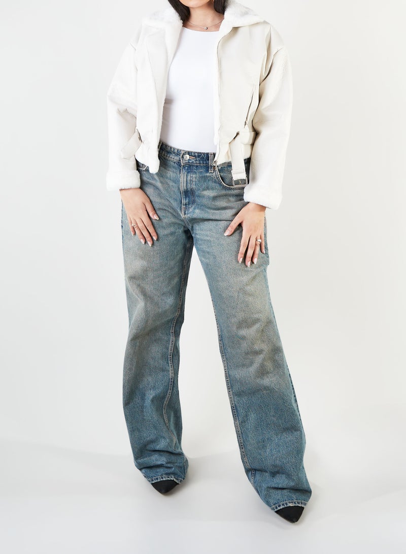 جاكيت حريمي جلد - Image 1