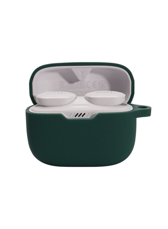Case Cover For JBL T230NC TWS Wireless Bluetooth Headphones Silicone Case Ink Green