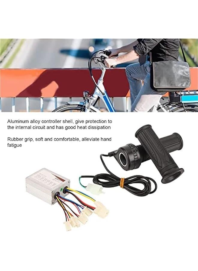 Generic 36V 500W Brushed Speed Motor & Throttle Grip Kit , Speed Controller Throttle Grip Kit for Electric Scooter gone Kart bikes e bikes Tricycle Moped - Image 5