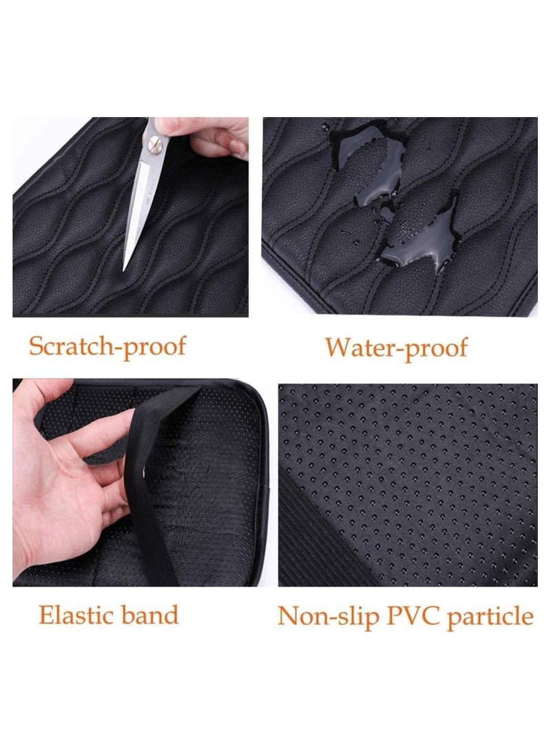 SYOSI Auto Center Console Cover Console Cover Armrest Pads PU Leather Car Armrest Seat Box Pad Cushion Protector Universal Fit - Image 4