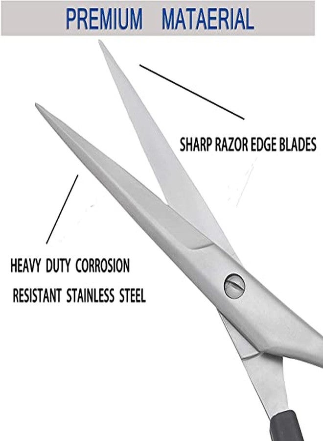 FITME Hair Cutting Scissor Smooth And Comfortable (Black, 6-Inch) (Black) - Image 4