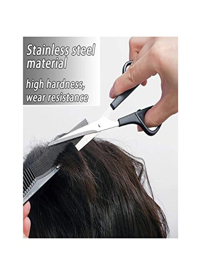 FITME Hair Cutting Scissor Smooth And Comfortable (Black, 6-Inch) (Black) - Image 5