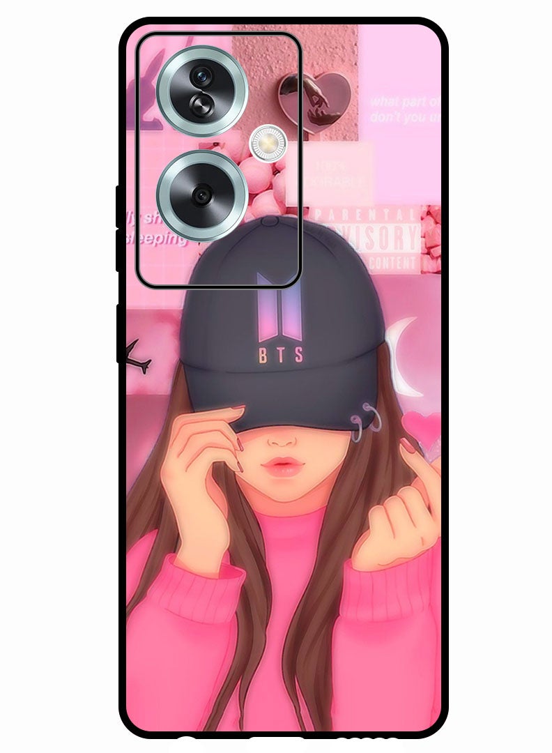 Theodor Protective Case Anti Scratch Shock Proof Bumper Cover For Oppo A79 5G Girl BTS Cap Snap  - Image 1