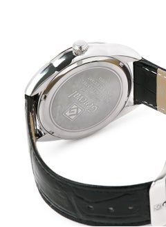 GENEVAL Leather Strap Analog Wrist Watch GL1513WWB - 44mm - Black  - Image 3