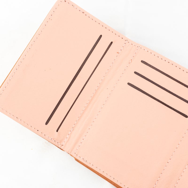Leather Flip Wallet & Card Holder with Multiple Pockets - Brown - Image 2