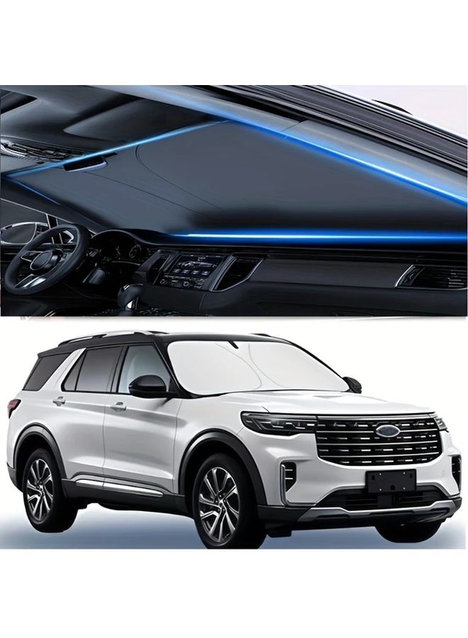 Universal Car Windshield Sunshade Cover Lightweight Portable For Household Cars - Image 4