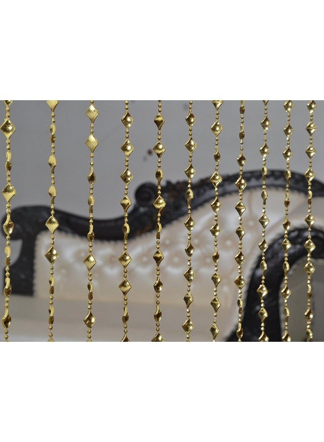 Pindia ستارة خرز بانديا على شكل طائرة مزخرفة لامعة (ذهبي، 7 أقدام، صلبة) - Image 2