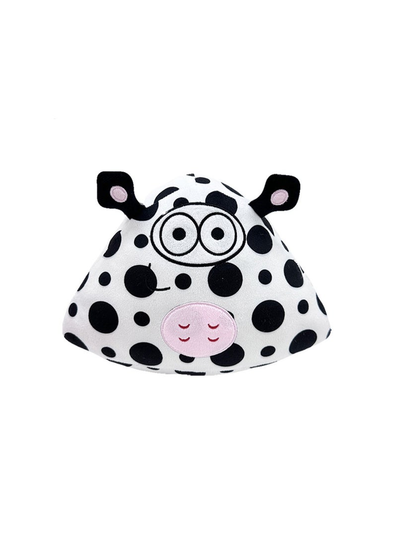 دمية وسادة مضحكة ثلاثية الأبعاد من حيواني الأليف الرسوم المتحركة الغريبة لطيفة ذات عيون كبيرة (فطائر الأرز البقري) - Image 1