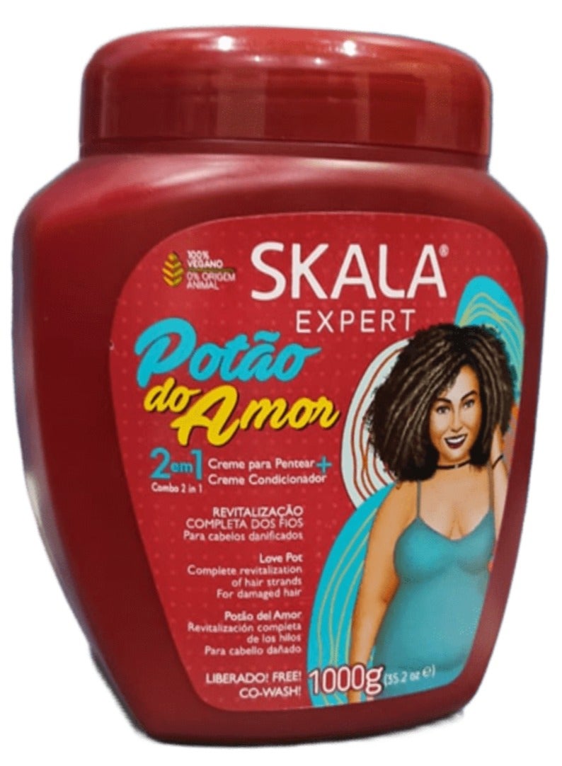 SKALA Combo 2 in 1 Creme Para Pentear + Creme Condicionador 1000 g - Image 1
