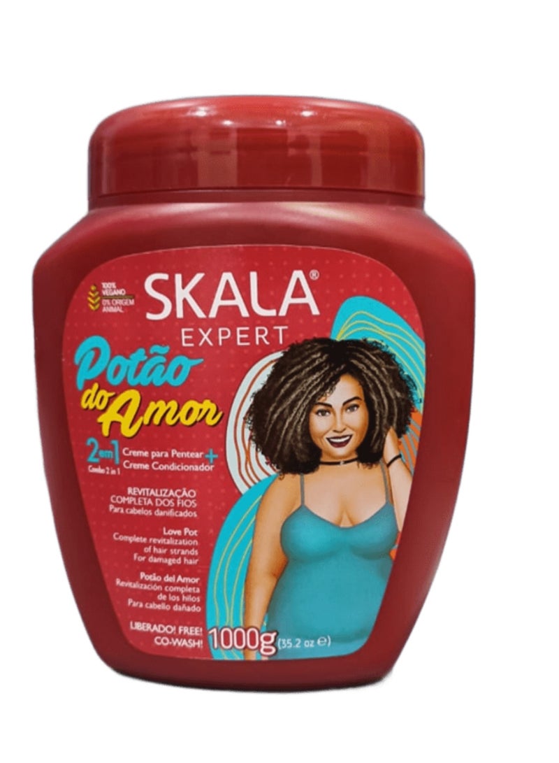 SKALA Combo 2 in 1 Creme Para Pentear + Creme Condicionador 1000 g - Image 2