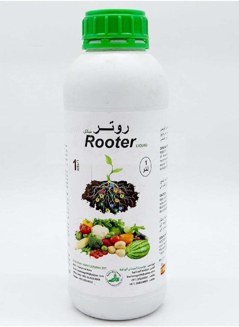ROOTER Rooter Liquid (Root Booster) Organic Liquid Fertilizer 1 Liter Made in Spain  - Image 2