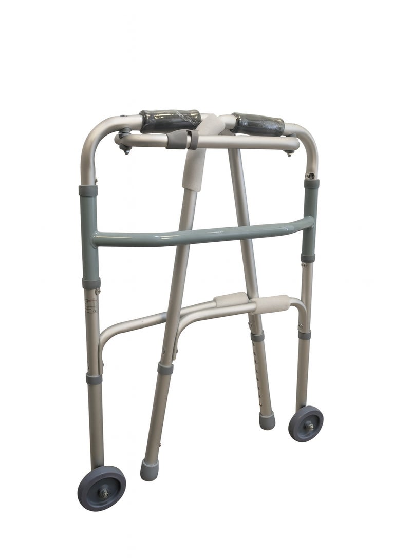 Advance Care Adjustable Foldable Aluminum Walker With Wheels – Model 912L - Image 4