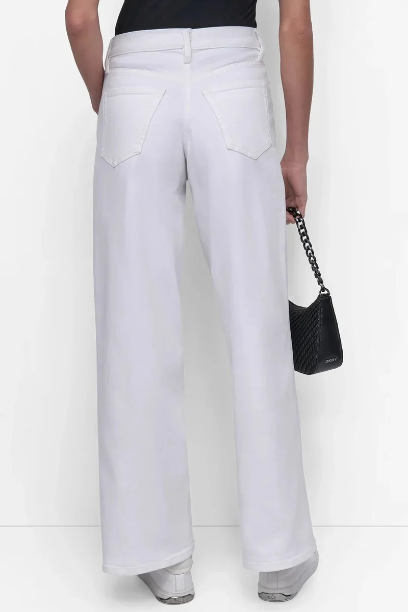 د ك ن ي HIGH RISE TAILORED JEANS