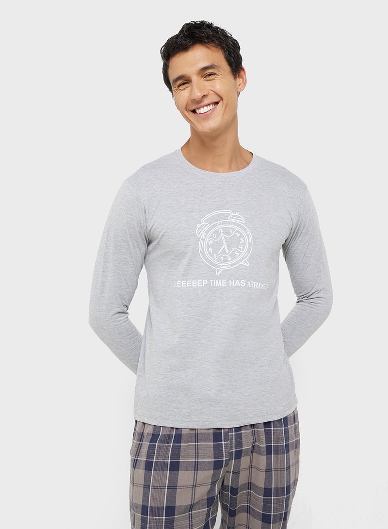 Seventy Five Nightwear T-Shirt & Pants Set  - Image 3