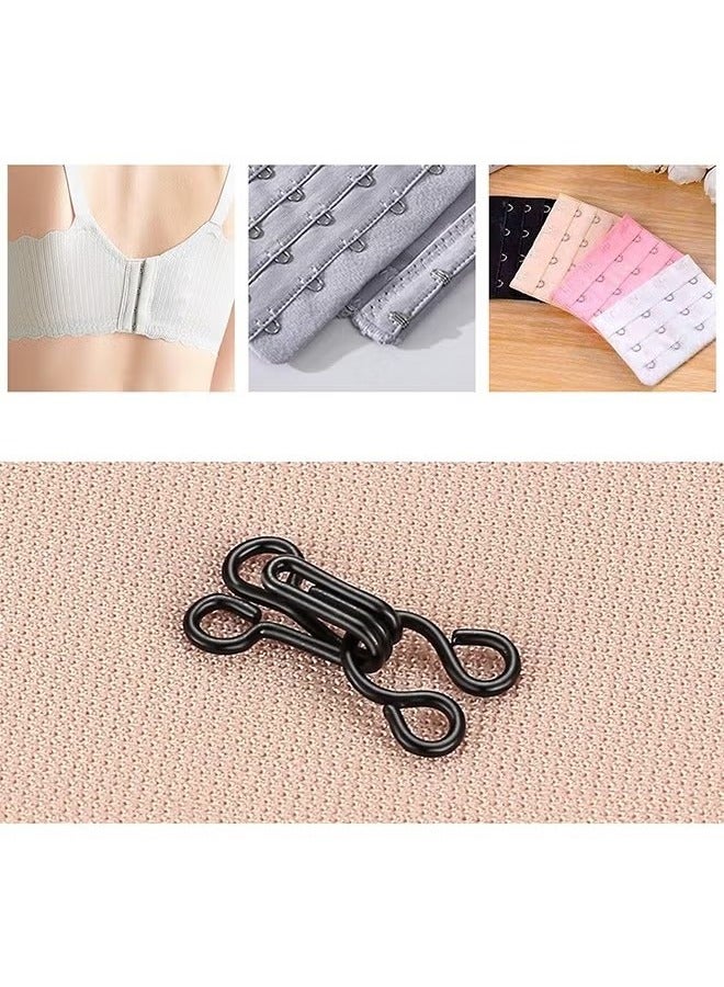 Unewshi 50 Pairs 3 Styles Skirt Hooks and Eyes Sewing Hook, Sewing Snaps Clothing Fixing Tools with Metal Snaps Buttons Fasteners Press Studs for Trousers Skirt Dress Sewing and DIY Crafting, 2 Colors  - Image 5
