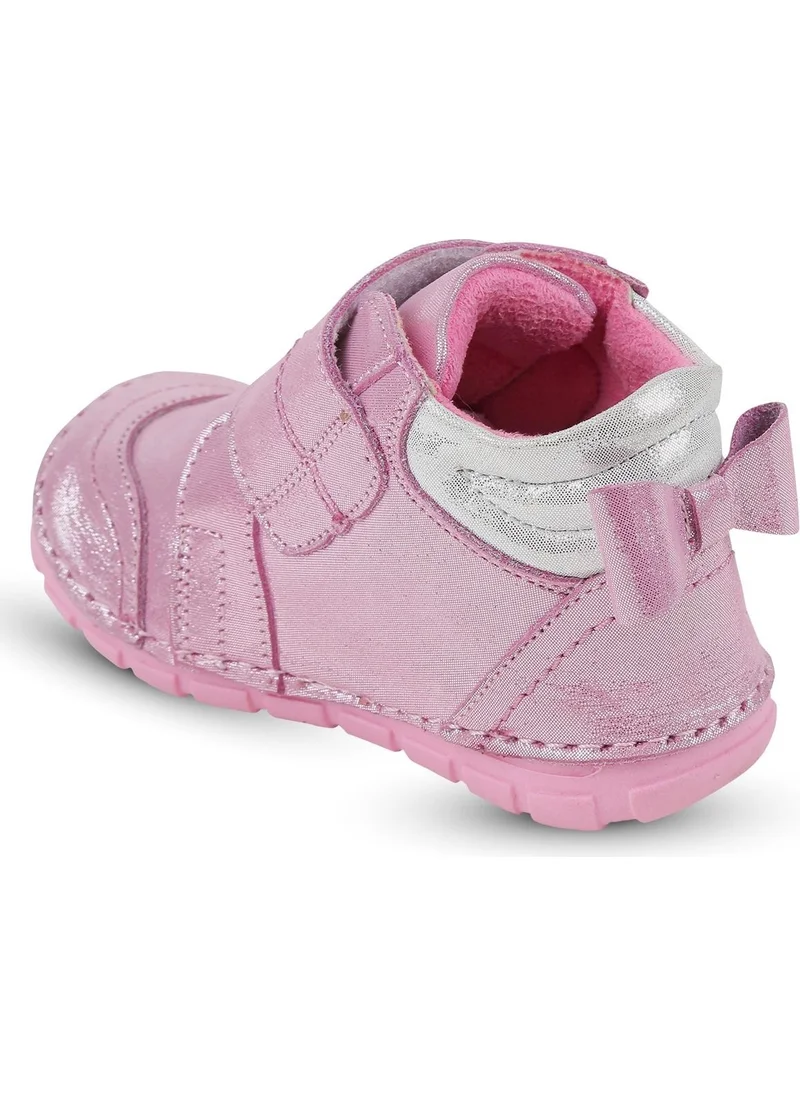 Kaptan Junior Ilkadım Genuine Leather Baby Girl Child Orthopedic Shoes Booties