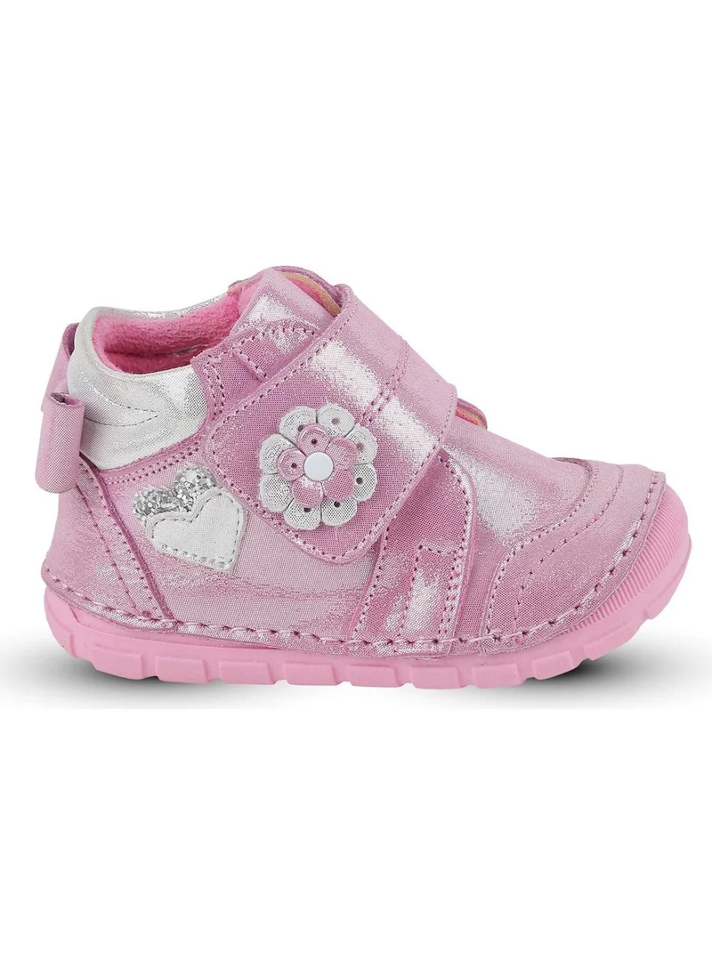 Kaptan Junior Ilkadım Genuine Leather Baby Girl Child Orthopedic Shoes Booties