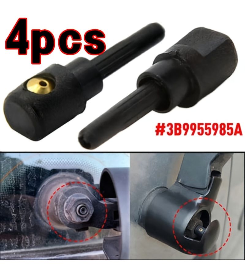 4pcs Rear Windshield Wiper Spray Nozzle For Golf Skoda Audi Mercedes Car - Image 1