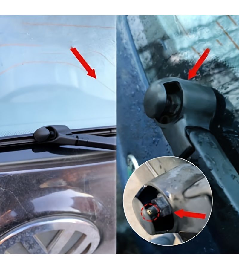 4pcs Rear Windshield Wiper Spray Nozzle For Golf Skoda Audi Mercedes Car - Image 3