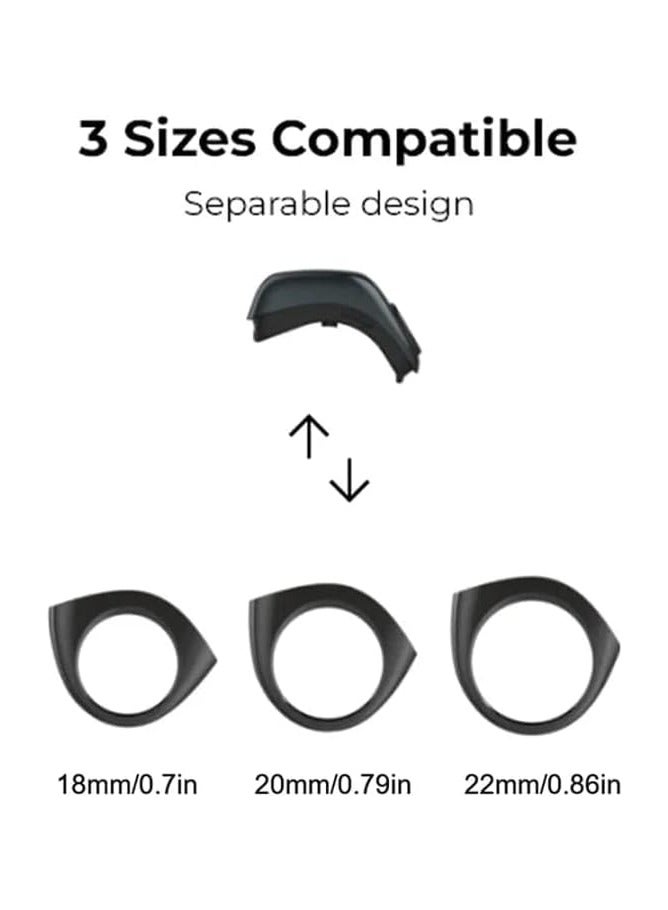 REBENUO Smart Male Ring Tasbih Flex (F01) Plastic Version 3 Sizes Muslim Prayer Reminder Prayer Timing OLED Display Tasbih Counter Smart Ring - Tasbih (Brown) - Image 3