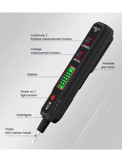 Excefore Premium Electrical Voltage Tester - Dual Range Non-Contact & Contact Pen, LCD Display, Buzzer Alarm, Wire Breakpoint Finder - Safe and Accurate AC Electricity Detection (12V-100V/48V-100V)  - Image 5