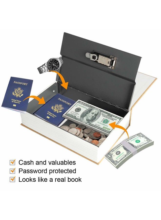 EIOUMAX Real Pages Diversion Book Safe with Combination Lock,Hollowed Out Book Anti-Theft Safe -Alice in Wonderland（Full Size） - Image 4
