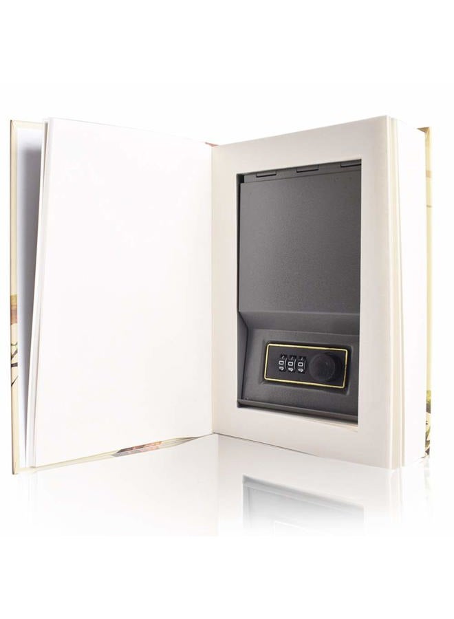 EIOUMAX Real Pages Diversion Book Safe with Combination Lock,Hollowed Out Book Anti-Theft Safe -Alice in Wonderland（Full Size） - Image 2