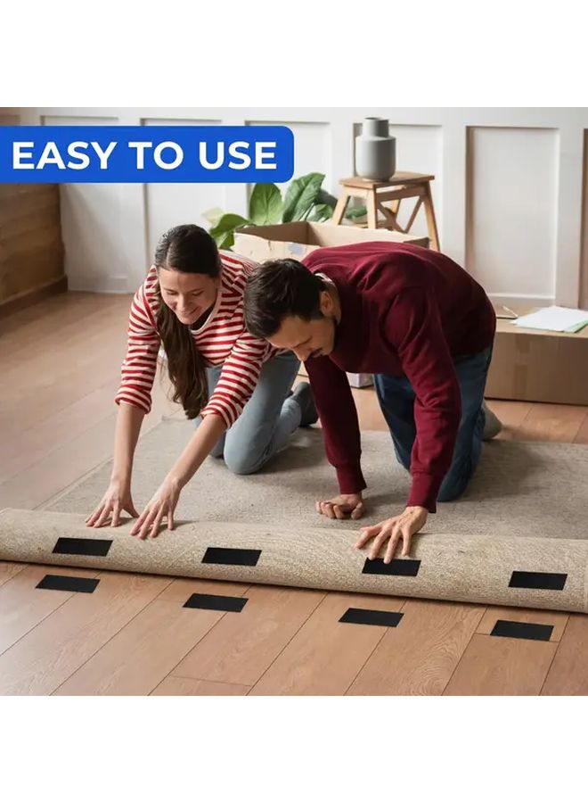 20 قطعة من الشريط اللاصق ذو الوجهين ذات الخطاف والحلقة ثقيل التحمل وقابل لإعادة الاستخدام - Image 5