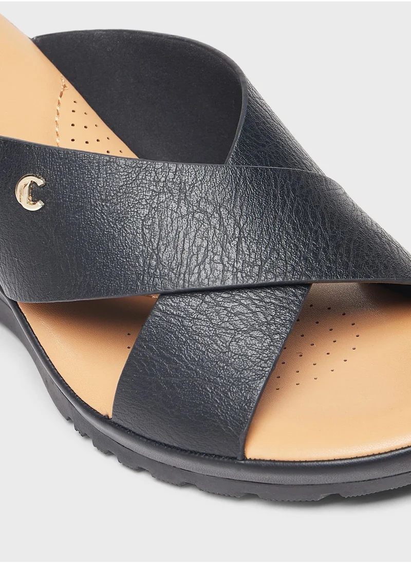 لو كونفورت Multi Strap Wedge Sandals