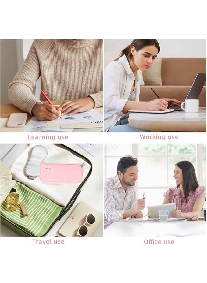 سبيشال حافظة أقلام ذات سعة كبيرة، حافظة أقلام بثلاثة أقسام، مناسبة لحقائب القرطاسية للمراهقين في المدارس والأولاد والبنات، حقائب تخزين مريحة، حقائب تخزين للسفر في الهواء الطلق - Image 4