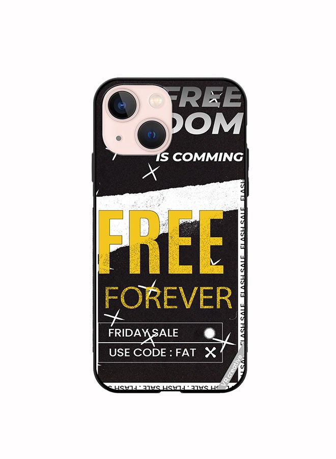 VR CREATIVE Protective Case Cover For Apple iPhone 14 Plus Freedom Is Coming Design Multicolour - Image 1