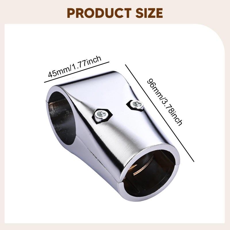 2 Way Pipe Connector 1.5 Inch Inner Diameter Scaffold Tube Joint Fastening Rack - Image 4