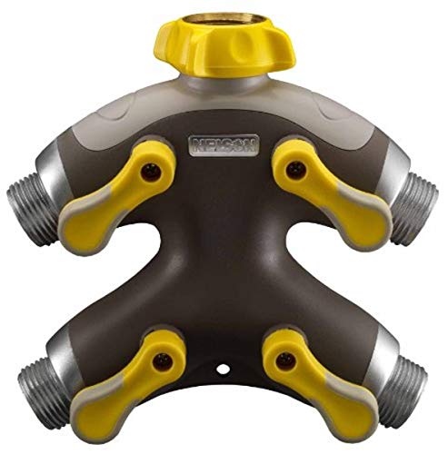 Nelson High Flow Plastic Quad Shut-Off Valve with Swivel Connect - Image 1