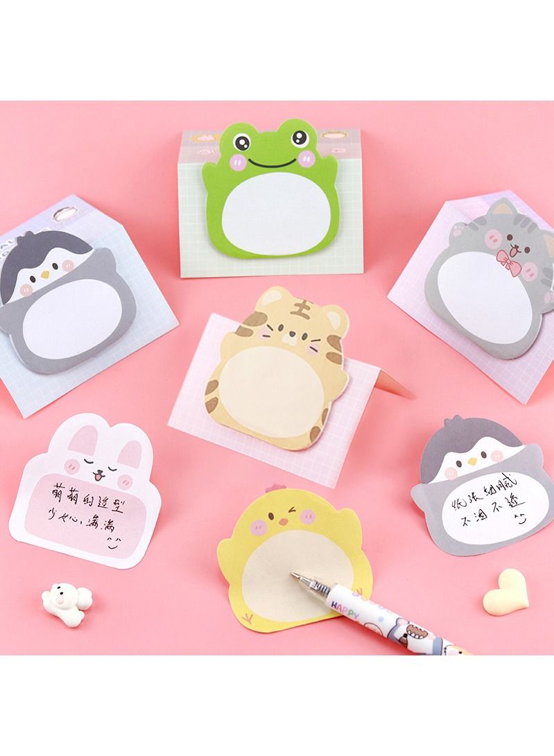 Generic Sticky Notes, 7 Types of Animal Stand-up Sticky Notes, 140 Sheets,for Home, Office, and School Use - Perfect for Reminders and To-Do Lists  - Image 4
