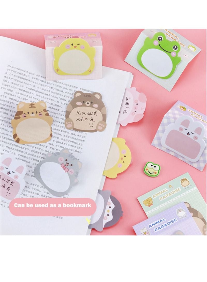 Generic Sticky Notes, 7 Types of Animal Stand-up Sticky Notes, 140 Sheets,for Home, Office, and School Use - Perfect for Reminders and To-Do Lists  - Image 5