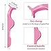 Mudder 24 Pieces Plastic False Eyelash Applicator Clip Eyelash Extension Tweezers Remover Tool Tweezers for Application and Removal(Pink) - Image 3