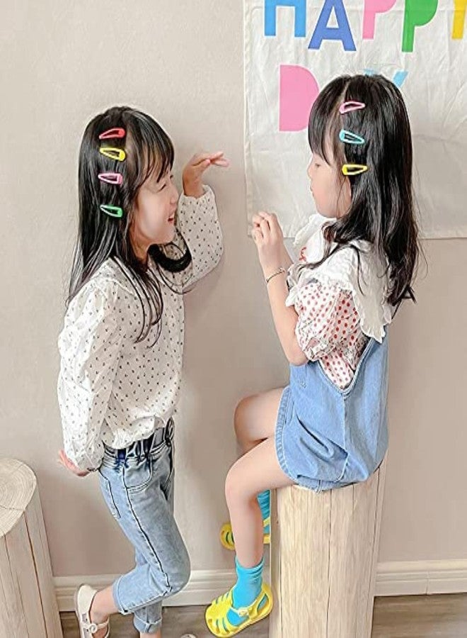 Rinpoche Tic Tac Multicolor Baby Hair Clip Set Non-Slip Durable Clips Accessories Kids Hair Clips for Girl's and Women's (Multicolor) (Pack Of 40) - Image 4