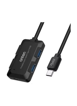 OTN-U9102B Type-C to 4 Port USB 3.0 HUB – Data sync & charge HUB – Up to 5Gbps - With Power input For Mac / PC / Mobile - pzsku/Z96810AAE599B3CFC6105Z/45/_/1724709078/e18db19f-de4b-4184-a293-523395d2166b
