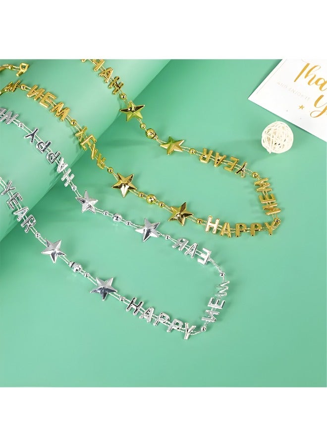 ذا بارتي بوبير قلادة من الذهب والفضة سنة جديدة سعيدة - Image 2