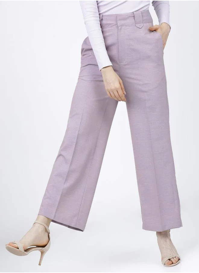 طوكيو توكيز Textured Ankle Length Pants with Pockets