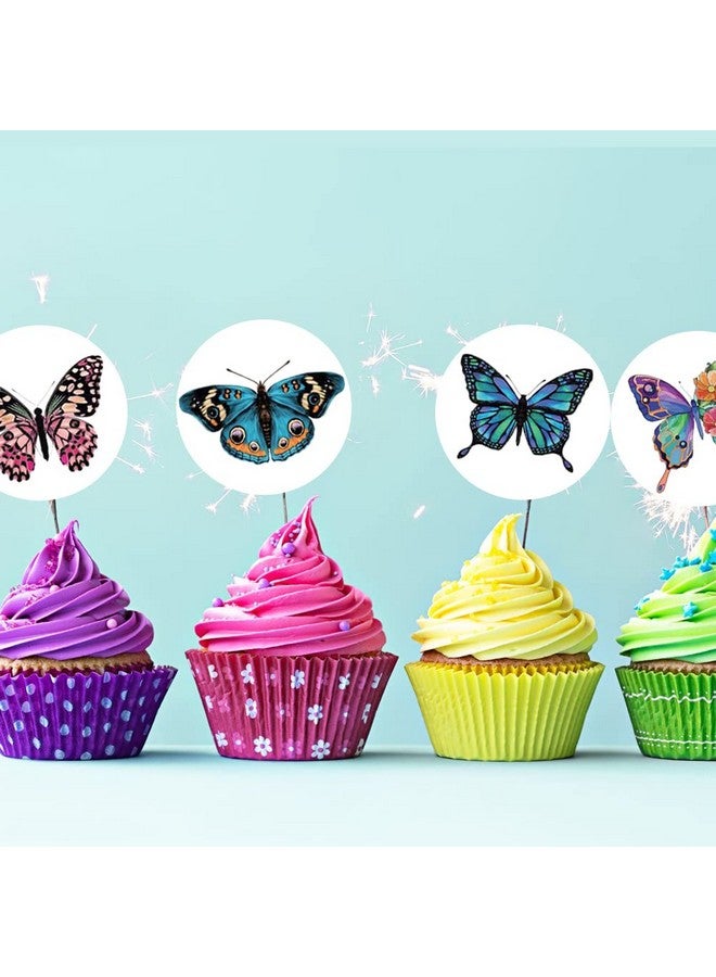 Hohamn 600Pcs Butterfly Stickers Roll For Kids 1.5 Inch Butterfly Stickers Label For Kids Butterfly Party Favors Decoration Envelope Seals - Image 5